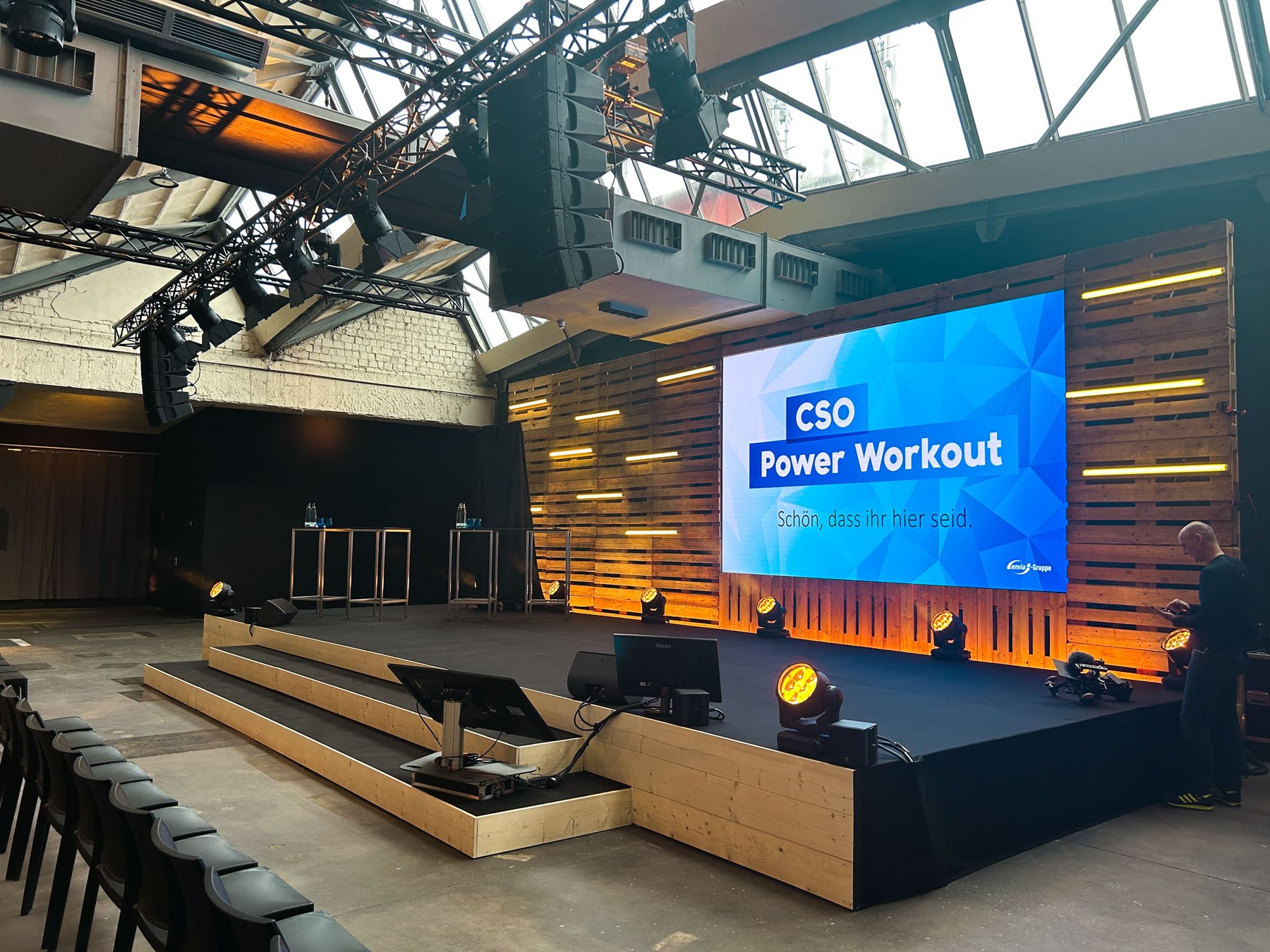 Bühne für CSO Power Workout