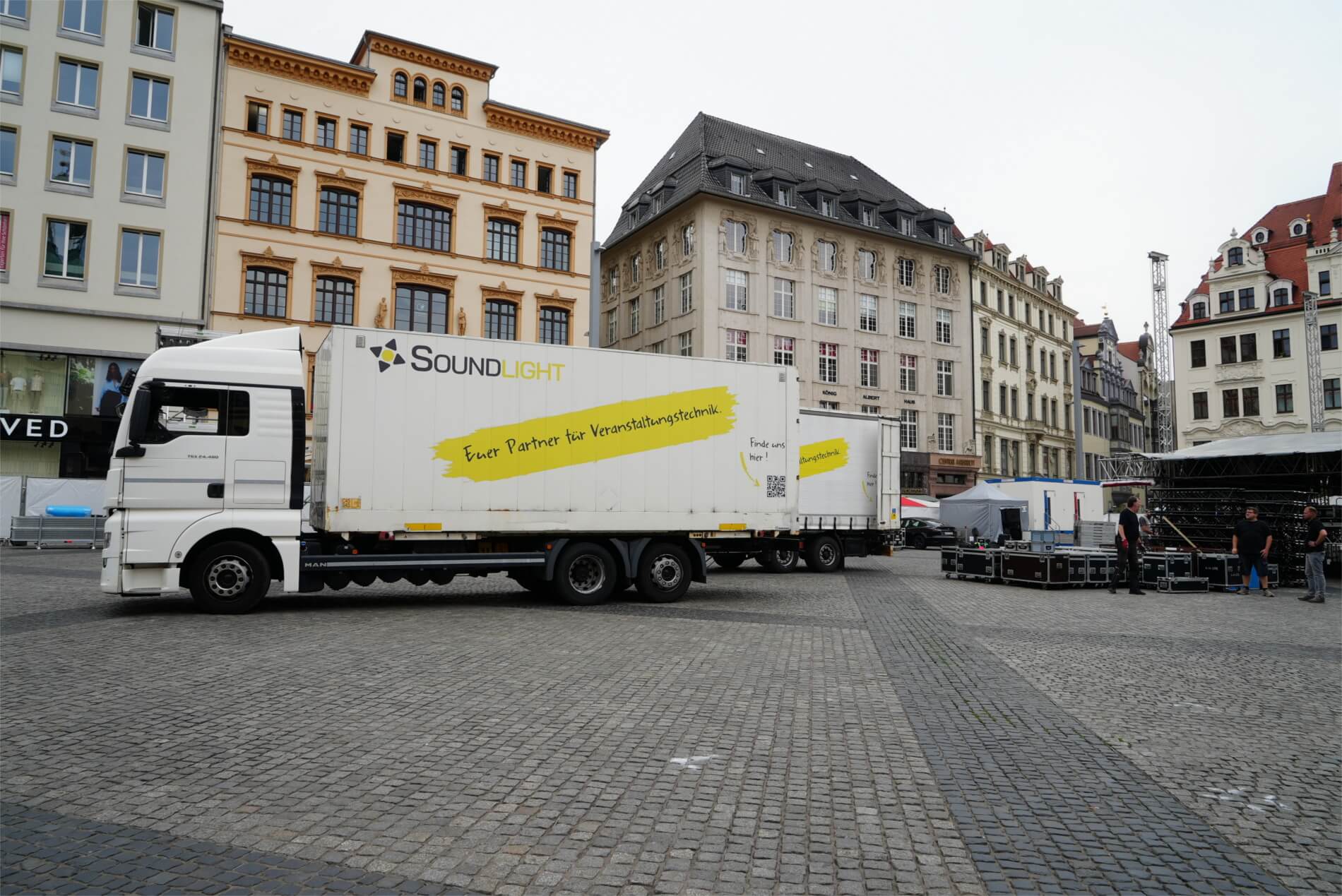 Soundlight Fahrzeug bei einem Einsatz